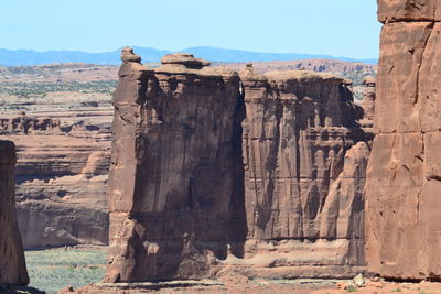 View of old ruins