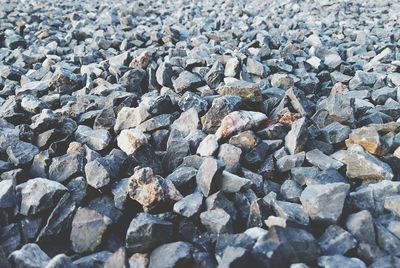 Full frame shot of stones