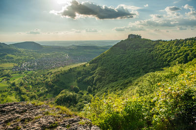 Scenic view of landscape against sky