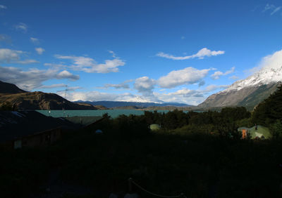 Scenic view of landscape against sky