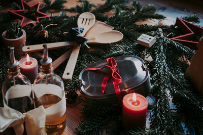 Close-up of christmas decoration