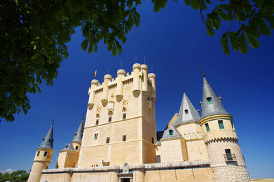 Low angle view of historical building against sky