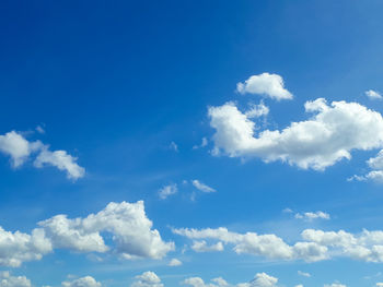 Low angle view of clouds in sky