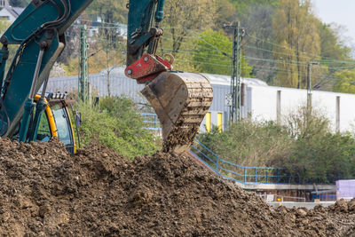 Man working at construction site