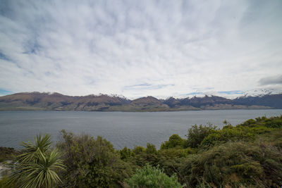 Amazing view of lake pukaki with snow capped mountains in the background.view from queenstown. 