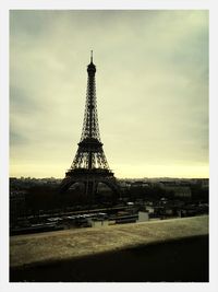 Eiffel tower with eiffel tower in background