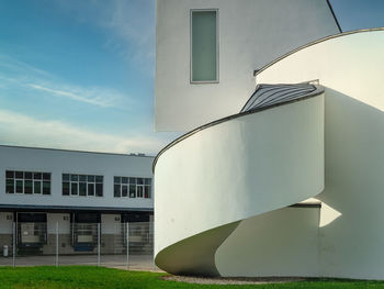 Low angle view of building against sky