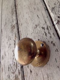 Close-up of wooden plank