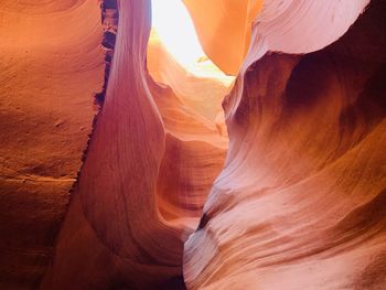 Rock formations at canyon