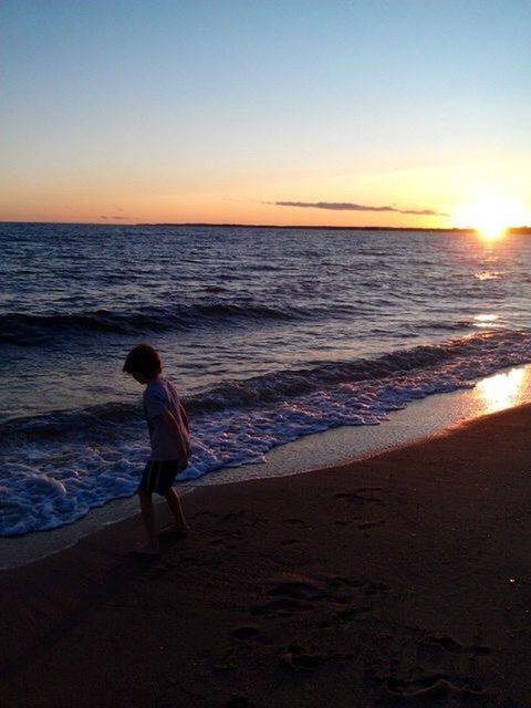 Boy on beach