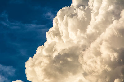 Low angle view of clouds in sky