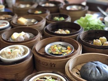 Dim sum the perfect family breakfast in the morning 