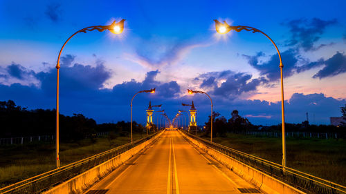 Railroad tracks against sky