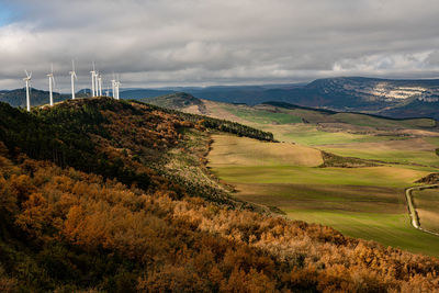 Panorama from the alto del perdòn