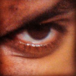 Extreme close up of human eye