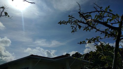 Low angle view of building against sky