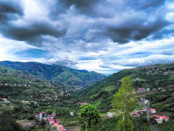 Scenic view of landscape against sky