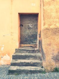 Entrance of old building