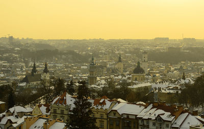 Cityscape against sky