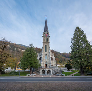 Low angle view of cathedral against sky