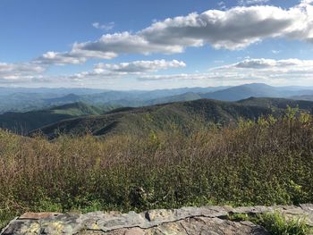 Scenic view of landscape against sky