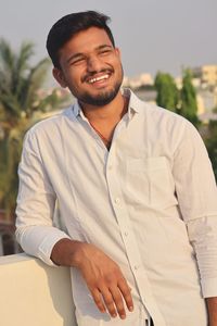 Portrait of a smiling young man