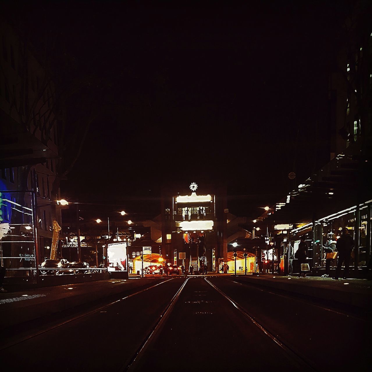 illuminated, night, transportation, building exterior, no people, architecture, city, built structure, outdoors, road, sky