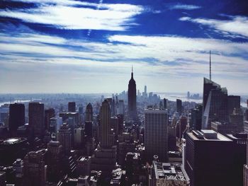 City skyline against sky