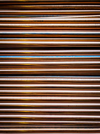 Full frame shot of copper shutter