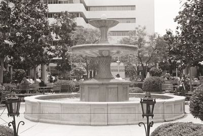 Fountain in park