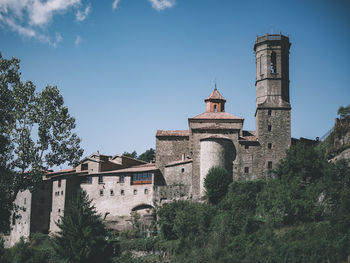 Low angle view of building against sky