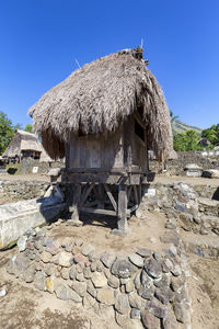 Built structure against clear sky