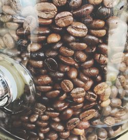 Close-up of coffee beans