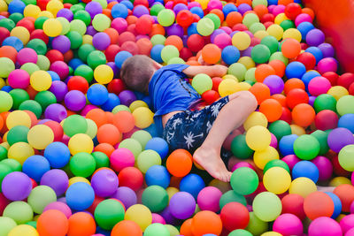 Full frame shot of multi colored balls