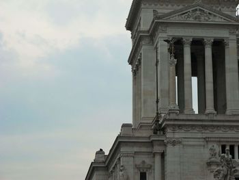 Low angle view of historical building