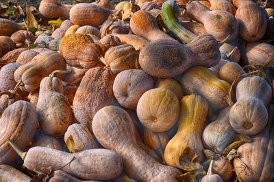 Full frame shot of fruits for sale at market