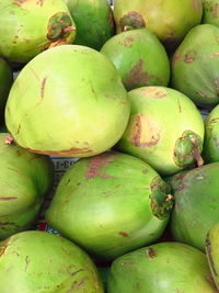 Full frame shot of fruits for sale at market stall