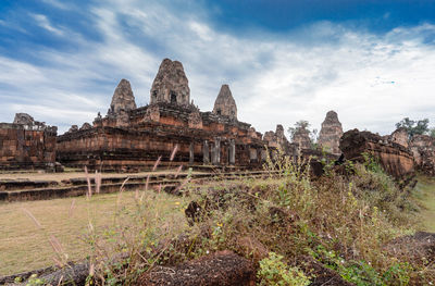 View of temple against sky