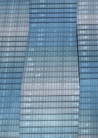 Full frame shot of modern glass building