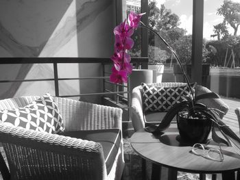 Chairs and table at home