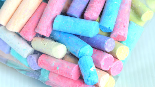 Full frame shot of multi colored candies