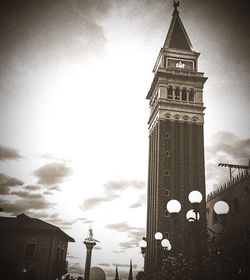 Low angle view of building against sky