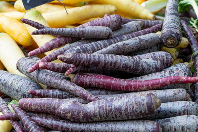 Close-up of vegetables for sale in market