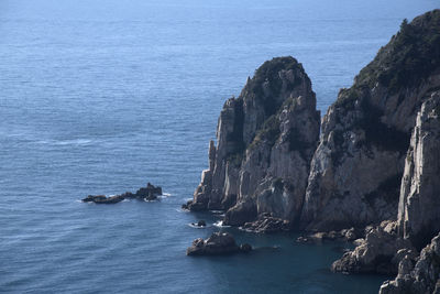 Panoramic view of sea against sky