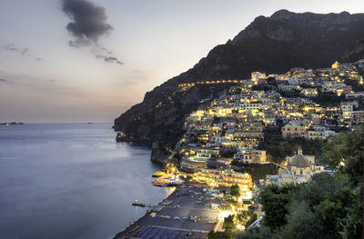 Positano harbor . amalfi coast. italy 