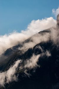 Low angle view of clouds against sky