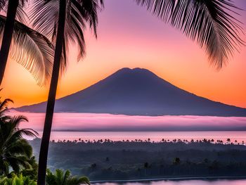 Scenic view of sunset