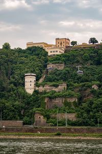 Buildings in city against sky