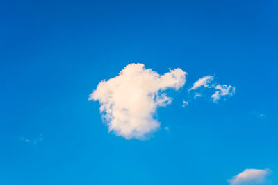 Low angle view of blue sky