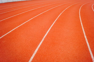 Running track at stadium